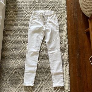 Madewell white jeans